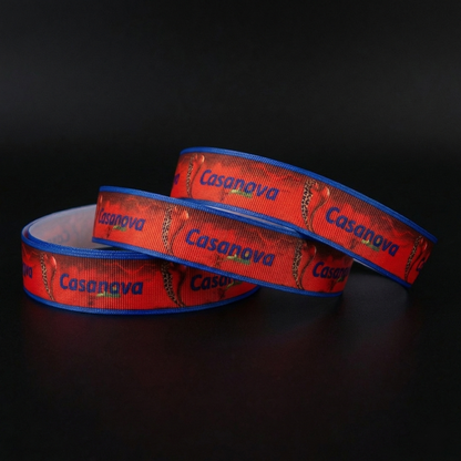 Exklusives  Casanova -Band mit Herzen & Rose – 25mm