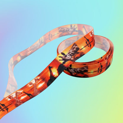 Exclusive Savannah - Giraffe - Strap with Sunset - 25mm