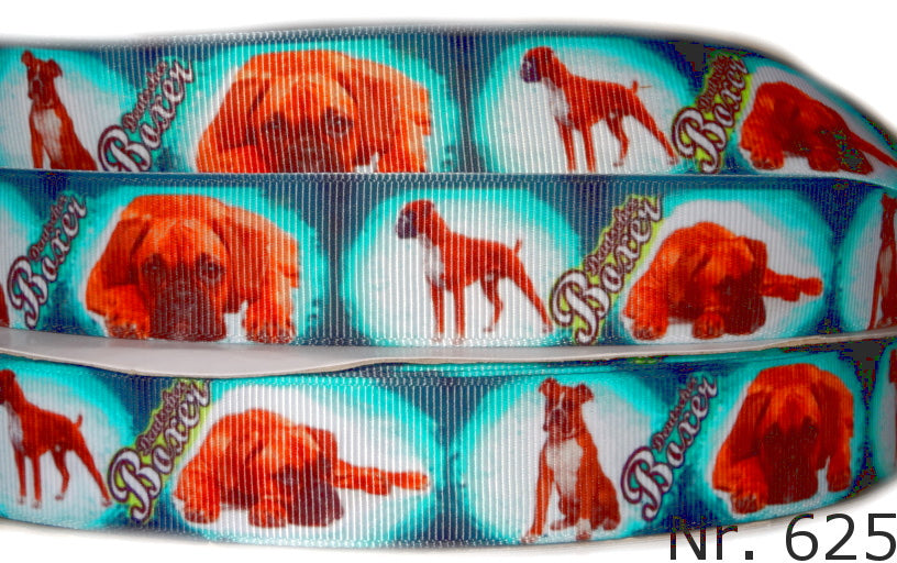 Exklusives  Deutscher Boxer -Band mit leuchtendem Effekt – 25mm