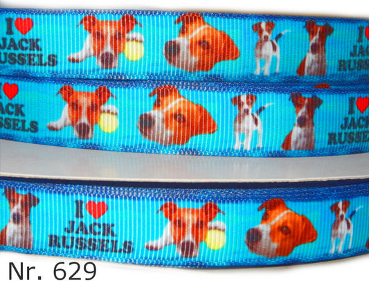 Exklusives  I Love Jack Russells -Band – 16mm