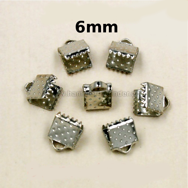 Edelstahl-Krallenspitzen, Band-Krallenverschlüsse, Endkappen für Bänder