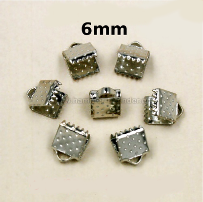 Edelstahl-Krallenspitzen, Band-Krallenverschlüsse, Endkappen für Bänder