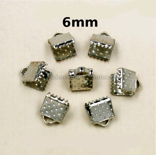 Edelstahl-Krallenspitzen, Band-Krallenverschlüsse, Endkappen für Bänder