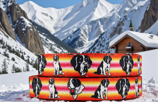 Exklusives  Boho Bernhardiner -Band – 25mm