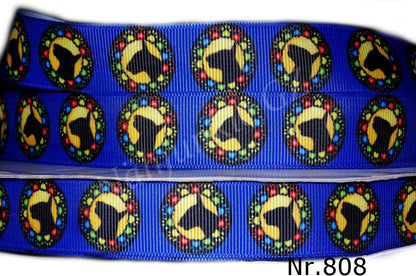 Exklusives  Bullterrier Pfotenkranz -Band – 22mm