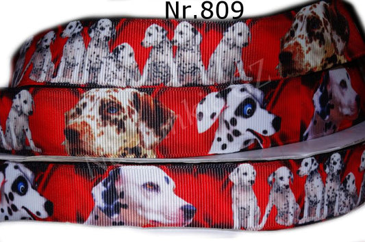 Exklusives  Dalmatiner & Welpen -Band – 25mm