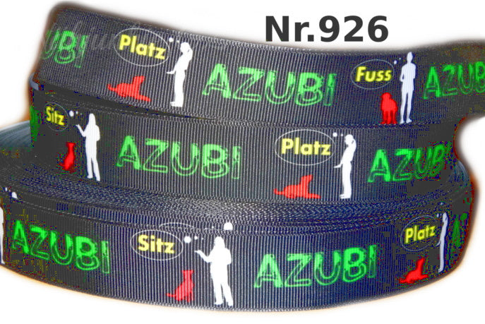 Exklusives  Azubi -Band für Hundetraining – 25mm