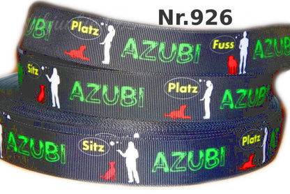 Exklusives  Azubi -Band für Hundetraining – 25mm