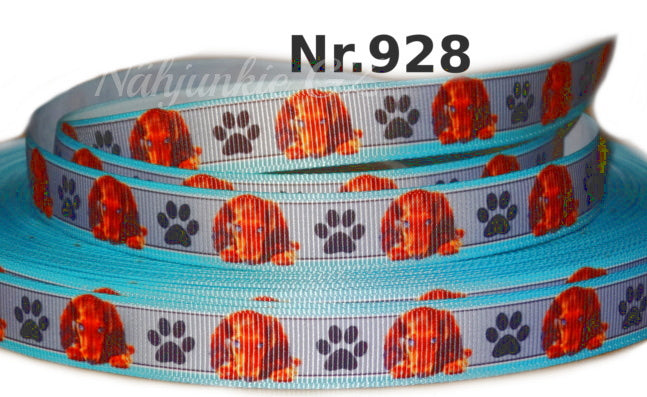 Exklusives  Dackel & Pfotenabdruck -Band – 16mm