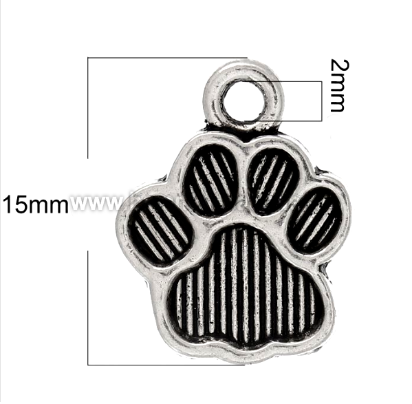 Verschiedene Anhänger Thema Hund