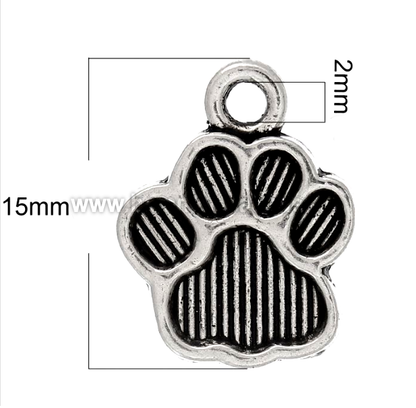 Verschiedene Anhänger Thema Hund