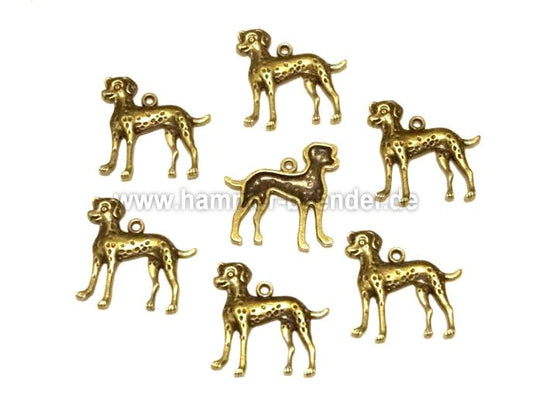 Verschiedene Anhänger Thema Hund