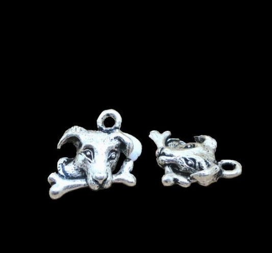 Verschiedene Anhänger Thema Hund