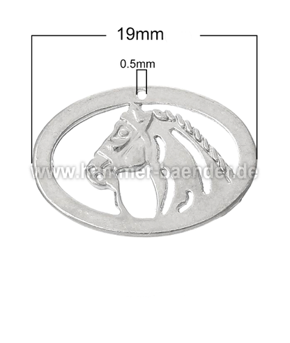 Verschiedene Anhänger Thema Pferd