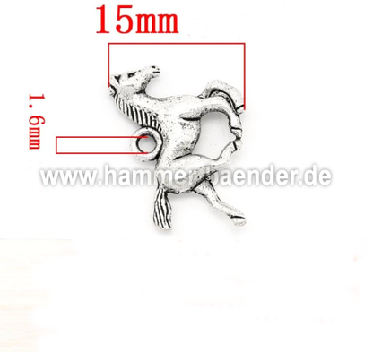 Verschiedene Anhänger Thema Pferd