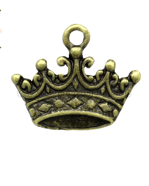 Anhänger  Krone  Antik Bronze
