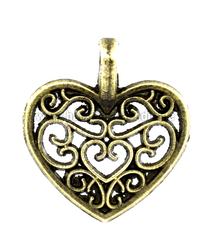 Anhänger  Herz Ornament