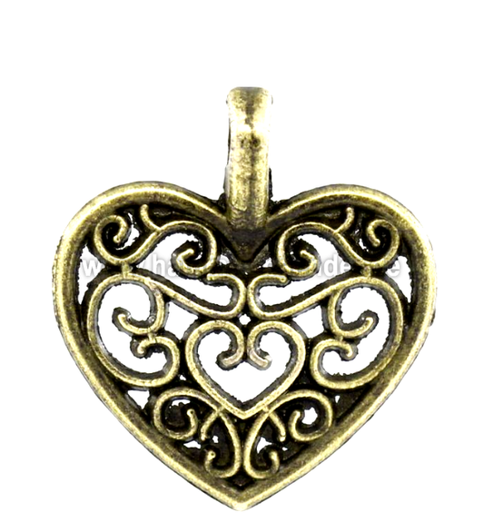 Anhänger  Herz Ornament