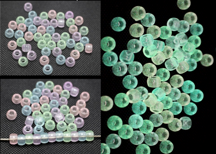 UV Acryl Beads Fluoreszierend