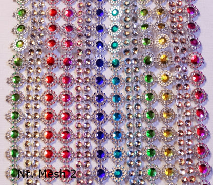 Strassmatte in Kristalldesign