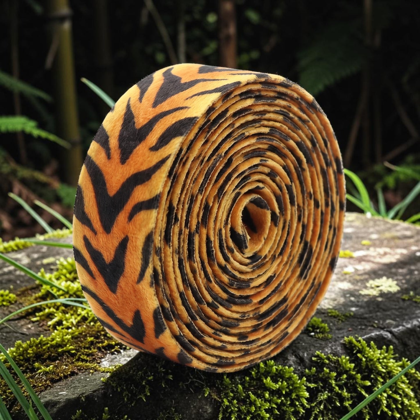 🐯 Wildes Tiger Animal-Print Samtband für tierisch gute Designs 🐅 in 22mm