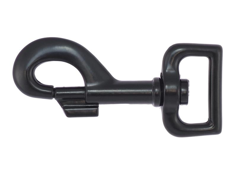 Karabiner Schwarz in 25mm