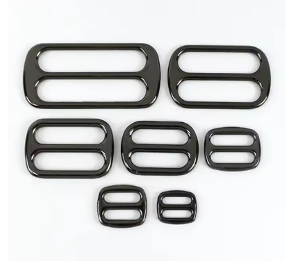 Schieber aus Metall, Stark in Schwarz