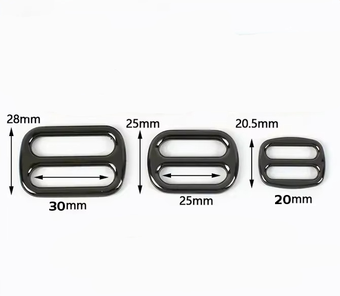 Schieber aus Metall, Stark in Schwarz