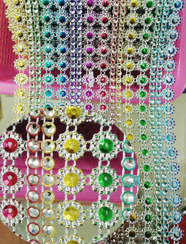 Strassmatte in Kristalldesign