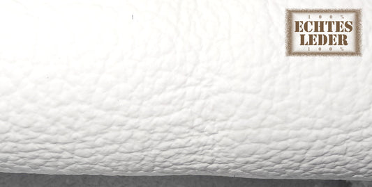 Restposten! Lederstreifen (Echt, Nappaleder) Snow White