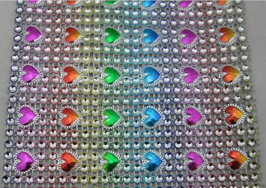 Strassmatte mit großen Herzen, 90cm