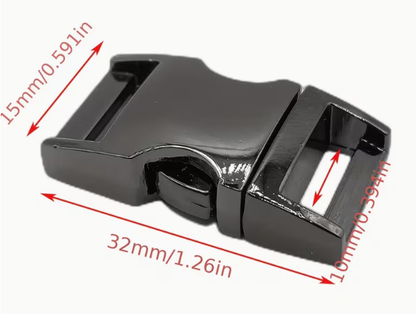 Glänzende & Matte Metall-Klickverschlüsse | Robust & Stilvoll, 11mm Breite