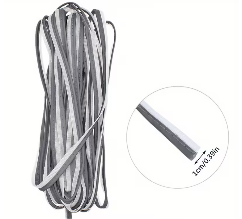 Reflektierendes Paspelband 10 mm – Sicherheit zum Einnähen