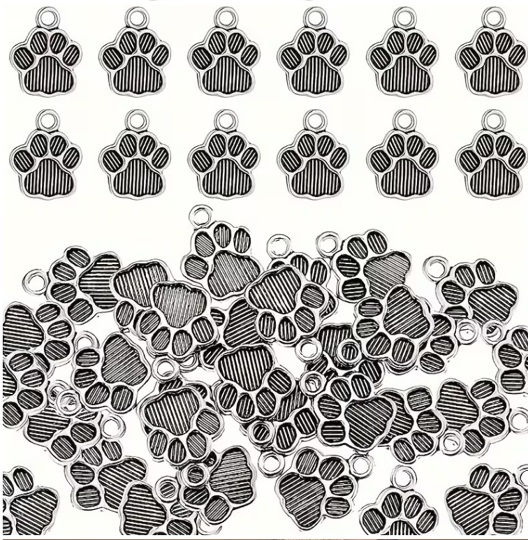 Various dog-themed pendants