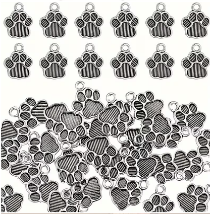 Various dog-themed pendants