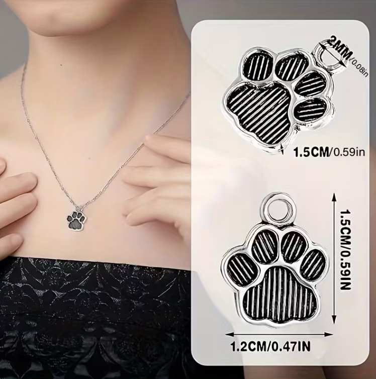 Various dog-themed pendants