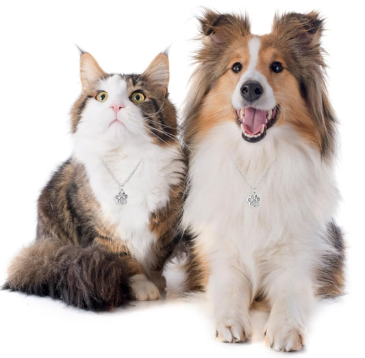 Various dog-themed pendants