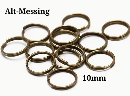 Schlüsselringe 10 mm- 5Stk einheit – Vielseitige Verbinder für DIY & Schmuck "Farbwahl"