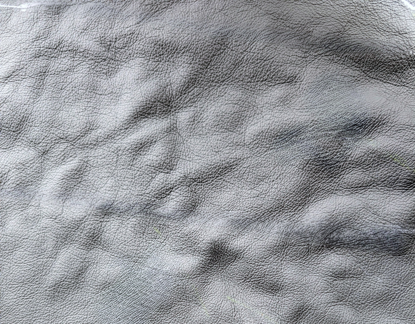 Restposten Lederstreifen (Echt, Nappaleder) Steingrau