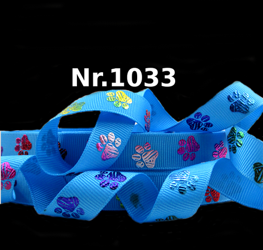 Pfotenabdrücke Regenbogen - 22mm