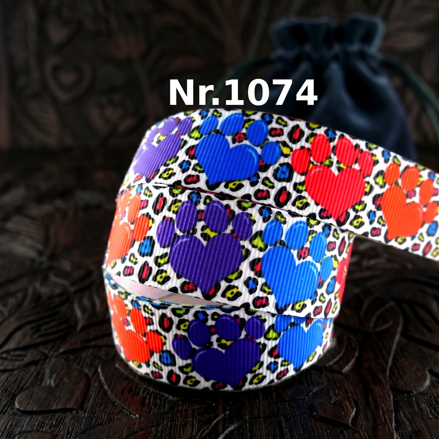 „Wilder Look & Herzpfoten – Farbenfrohes 16 mm, 22 mm oder 38 mm Motivband im Leo-Style“ 🐾 🐆