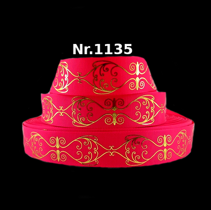 Elegantes Ornament-Band in verschiedene Farben – 25mm