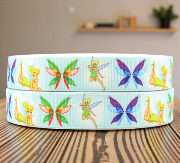 „Kleine Fee“ – Zauberhaftes Design – Ripsband 22 mm