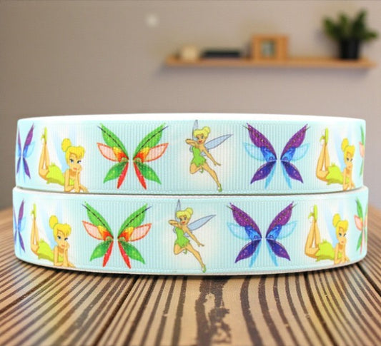 „Kleine Fee“ – Zauberhaftes Design – Ripsband 22 mm