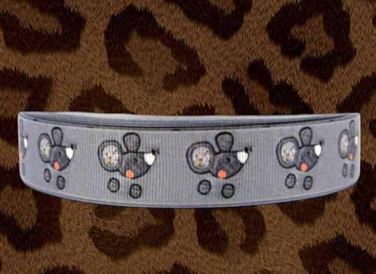 „Kleine Maus“ – Verspieltes Design – Ripsband 22 mm