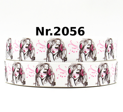 „Music Girl“ – Modernes Design – Ripsband 22 mm