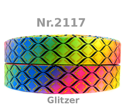 „Golden Rainbow Dream“ Ripsband 22mm