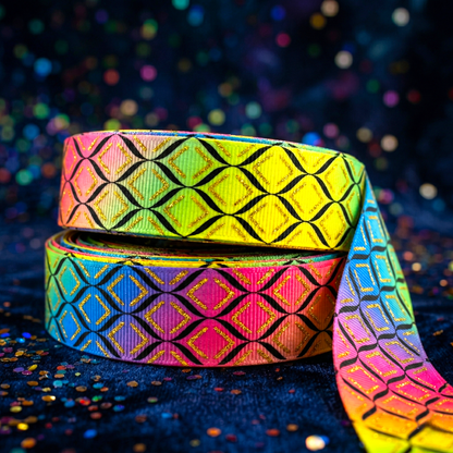 „Golden Rainbow Dream“ Ripsband 22mm