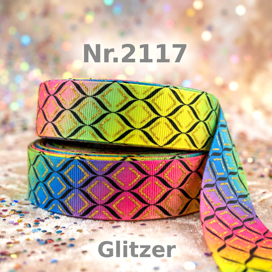 „Golden Rainbow Dream“ Ripsband 22mm