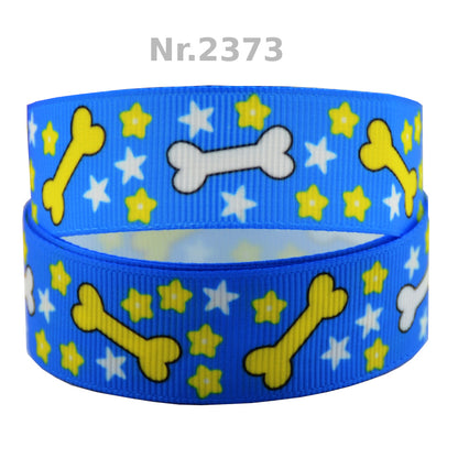 Bones and stars in various colors, 22mm